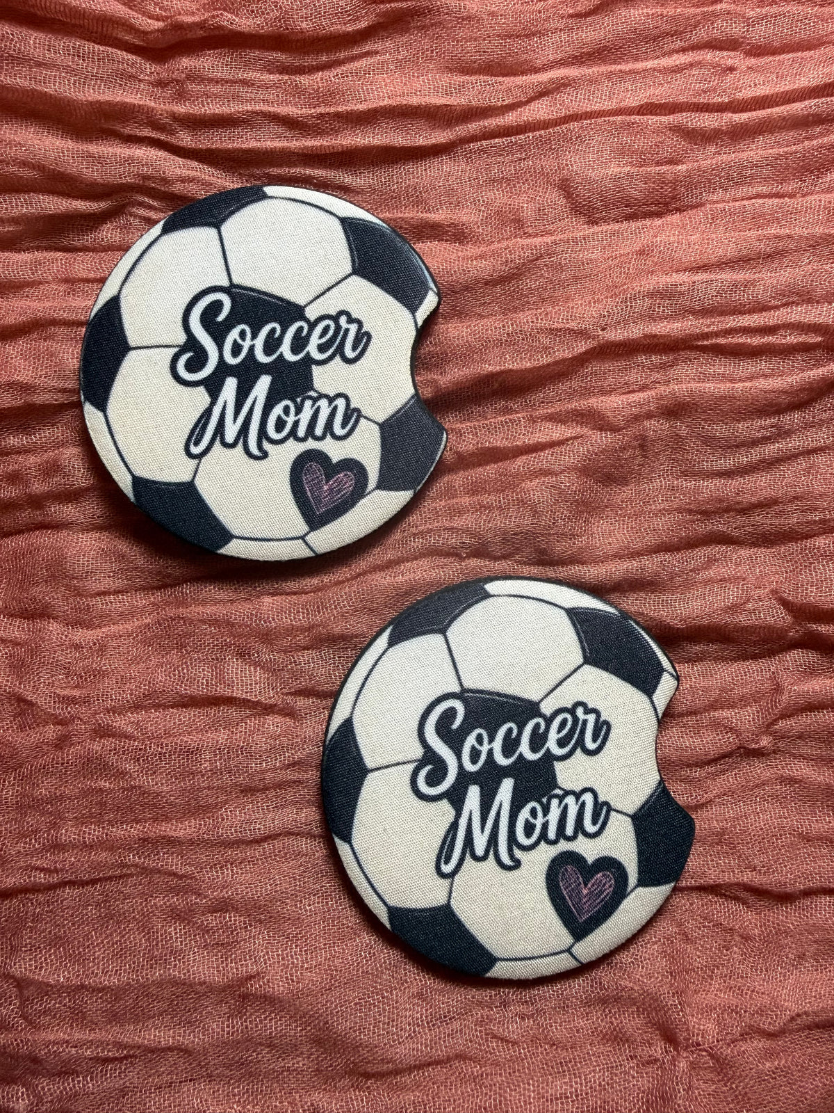 Soccer Mom Car Coasters – Cute Sports Mom Car Accessories