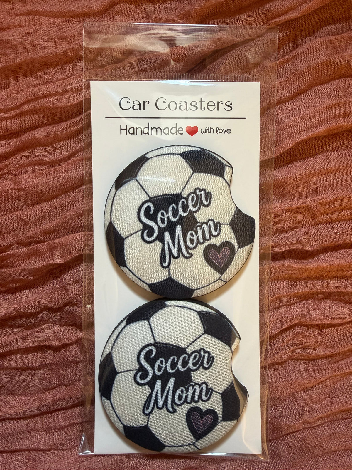 Soccer Mom Car Coasters – Cute Sports Mom Car Accessories