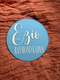 Personalized 6” Acrylic Name Sign | Baby Name & Nursery Decor